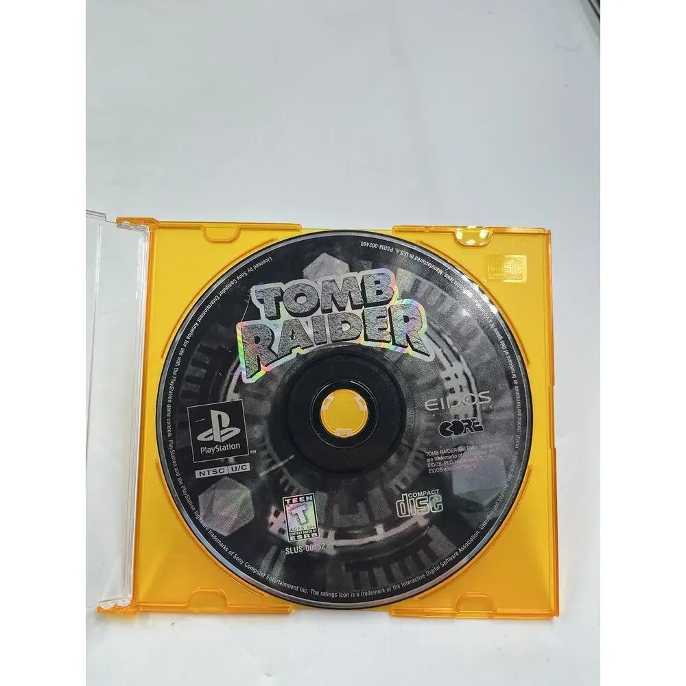 Tomb Raider PlayStation 1 PS1 Disc Only Loose Disc Tested Greatest Hits